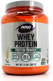 img 3 attached to 🏋️ Enrich Your Workout Regimen with NOW Foods Sports Whey Protein Natural Vanilla - 2 lbs