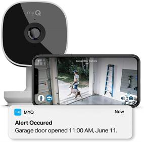 img 3 attached to 🏠 Enhanced Security with myQ Smart Garage HD Camera - Wi-Fi Enabled and Smartphone Controlled - Model SGC1WCH, White