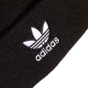 img 2 attached to Adidas Originals Girls Trefoil Beanie: Reliable Cold Weather Accessory for Boys' Comfort