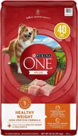 🐶 purina one smartblend natural healthy weight adult dry & wet dog food: premium nutrition for a lean and fit pooch logo