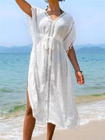 img 1 attached to CUPSHE Womens Tassel Belted Beachwear