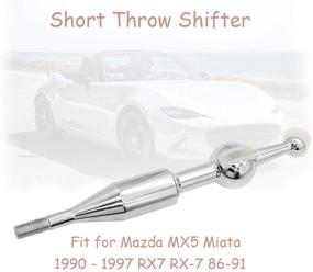 img 3 attached to 🚗 Быстрый короткий селектор JOD: идеальное соответствие для Mazda MX5 Miata 1990-97, RX7 86-91