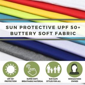 img 1 attached to 🌞 Shedo Lane Kids Sun-Proof Long Sleeve T-Shirts: Supreme UPF 50+ UV SPF Protection for Optimum Sun Safety