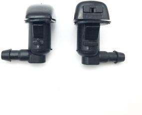 img 1 attached to 🚿 Ensun 8E5Z17603A Windshield Washer Nozzle (Set of 2) - Compatible with 2008-2012 Fusion, Lincoln MKZ, and 2008-2011 Mercury Milan