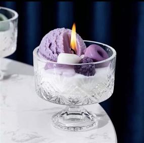 img 1 attached to Ice Cream Soy Wax Decor Candles / Four Flavors (Purple) / Amazing Gift / Christmas Gift / Home Decor