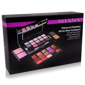 img 2 attached to 🎨 Complete SHANY Fierce & Flawless Makeup Set with Mirror - 15 Eye Shadows, 2 Bronzers, 2 Blushes, 15 Lip/Eye Glosses - Applicators Included