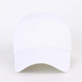 img 3 attached to 🧢 LANGZHEN Unisex Denim Baseball Cap | Adjustable Dad Hat | 100% Cotton for Men and Women