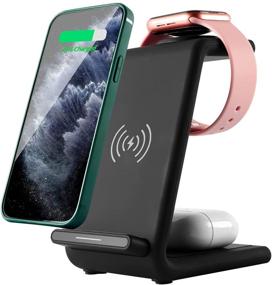 img 4 attached to Wireless Charger Charging Compatible Qi Enabled Portable Audio & Video for MP3 & MP4 Player Accessories