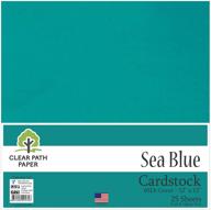 sea blue cardstock cover sheets scrapbooking & stamping logo