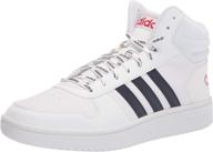 👟 adidas hoops white black men's shoes: ultimate athletic style for men logo