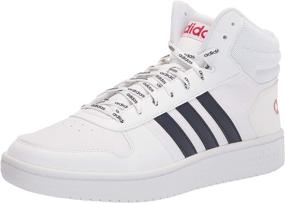 img 4 attached to 👟 Adidas Hoops White Black Men's Shoes: Ultimate Athletic Style for Men