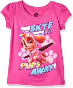 img 4 attached to 👚 Paw Patrol Toddler Sleeve Violet Girls' Clothing: Tops, Tees, and Blouses