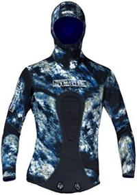img 1 attached to SEAC Neoprene Wetsuit Jacket Camouflage
