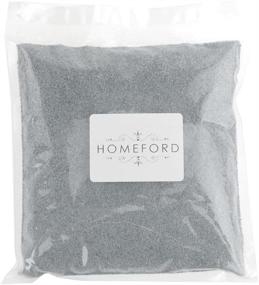 img 1 attached to 🏺 Enhance Your Décor with Homeford Fine Colored Art Sand Vase Filler in Silver - 1-Pound Bag