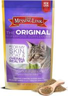 🐱 the missing link original all natural veterinarian formulated superfood cat supplement powder - boost your cat's health with balanced omega 3 & 6, enhanced skin & coat, immunity support - feline formula 6oz logo