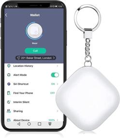 img 4 attached to Беспроводной поиск ключей и отслеживание телефона Bluetooth для Android/iOS - устройство для нахождения утерянного с одним касанием - трекер NUT для ключей, рюкзаков, телефонов, кошельков - Улучшенная версия 1