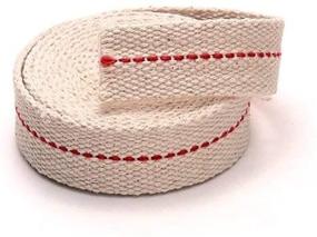img 3 attached to 🔥 Light of Mine 7/8" Inch 100% Cotton Flat Wick 6 Foot Roll for Paraffin Oil or Kerosene Based Lanterns and Oil Lamps - Genuine Red Stitch Included!