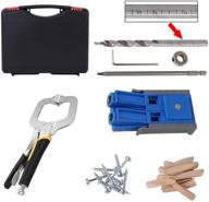 🔧 enhanced workmates pocket hole jig kit with spliceable design and 9-inch clamp logo