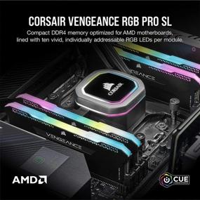 img 3 attached to Corsair Vengeance RGB Pro (CMH16GX4M2Z3600C18): 16 ГБ оперативной памяти DDR4, оптимизировано для AMD Ryzen, черный