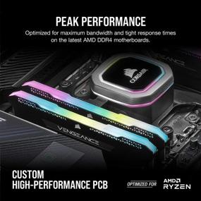 img 1 attached to Corsair Vengeance RGB Pro (CMH16GX4M2Z3600C18): 16 ГБ оперативной памяти DDR4, оптимизировано для AMD Ryzen, черный