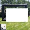 replacement white screen inflatable projector logo