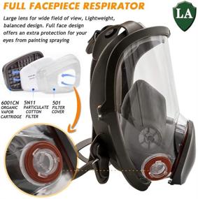 img 3 attached to 🌬️ Occupational Health & Safety Respiratory Supplies: Anti-Fog Respirators for Optimal Protection