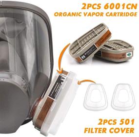 img 2 attached to 🌬️ Occupational Health & Safety Respiratory Supplies: Anti-Fog Respirators for Optimal Protection