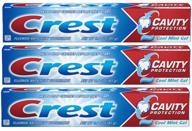 🦷 crest cool mint gel toothpaste - 6.40 oz (pack of 3) - enhanced oral care logo