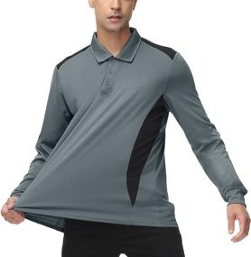 img 2 attached to 👕 MOHEEN Performance XL Grey Men's Moisture-Wicking Clothing and Shirts