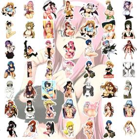 img 2 attached to 🎀 300 PCS Sexy Anime Stickers Pack - Waterproof Vinyl Decals for Laptop, Skateboard, Bicycle, and Luggage - Cute Variety Set for Adults (Anime Stickers Girl-300Pcs)