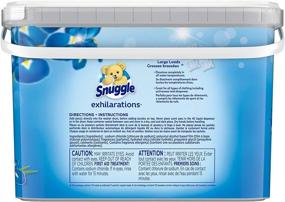 img 3 attached to 🌊 115 Count Snuggle Scent Boosters In-Wash Laundry Scent Pacs - Blue Iris Bliss & Ocean Breeze (Packaging may Vary)