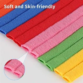 img 2 attached to 🔴 AMLY Elastic String Bands Cord Rope for Masks with Premium Cord Lock - 120 or 60 Pack, Stretchy Earloop for Crafts DIY Sewing (Red-Yellow-Green-Blue-Pink-Orange)