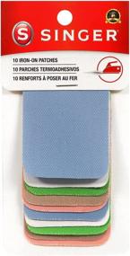 img 4 attached to SINGER Patches Assorted Colors 10 Count Sewing: Versatile and Vibrant Patch Collection