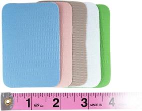 img 1 attached to SINGER Patches Assorted Colors 10 Count Sewing: Versatile and Vibrant Patch Collection