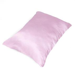 img 3 attached to 👶 EHP Super Soft & Silky Satin Toddler Pillowcases, Set of 2 with Zipper Closure, Ideal for Travel and Nursery Use (13" X 18", Light Pink)