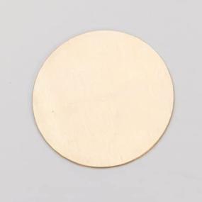 img 3 attached to MET-400.05 Brass Circle - 24 Gauge, 1-1/2 Inch (Pack of 6): Top-Quality Craft Material