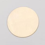 met-400.05 brass circle - 24 gauge, 1-1/2 inch (pack of 6): top-quality craft material logo