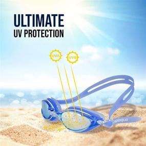 img 2 attached to Splaqua Swim Goggles for Adults, Men, Women, Youth, and Kids - Anti-Fog, Mirrored Coating, UV Protection