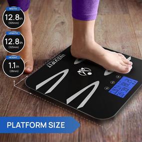 img 1 attached to INEVIFIT Body-Analyzer Scale: Accurate Digital Bathroom Body Composition Analyzer for Weight, Fat, Water, Muscle, BMI, Visceral Levels & Bone Mass - Up to 10 Users