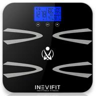inevifit body-analyzer scale: accurate digital bathroom body composition analyzer for weight, fat, water, muscle, bmi, visceral levels & bone mass - up to 10 users logo