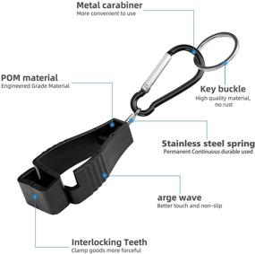 img 3 attached to 🧤 Secure Your Gloves with Construction-Grade Glove Clips Holders!