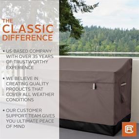 img 1 attached to 🌧️ Review: Classic Accessories Ravenna Water-Resistant 133 Gallon Deck Box for Ultimate Outdoor Storage