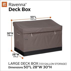 img 3 attached to 🌧️ Review: Classic Accessories Ravenna Water-Resistant 133 Gallon Deck Box for Ultimate Outdoor Storage