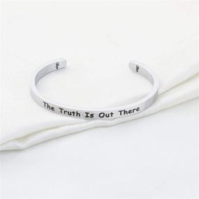 img 1 attached to Embrace the Enigma: UFO Lover Alien Sci-Fi Gift - The Truth Is Out There!