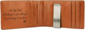 img 3 attached to 🎁 Dad's Birthday Delight: Personalized Slim Clip Men's Accessories and Wallets, Card Cases & Money Organizers