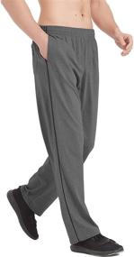 img 2 attached to YIRUIYA Fleece Sweatpants Pajamas Sleepwear Men's Clothing for Sleep & Lounge