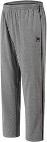 img 4 attached to YIRUIYA Fleece Sweatpants Pajamas Sleepwear Men's Clothing for Sleep & Lounge