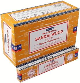 img 4 attached to 🌸 Satya Nag Champa Sandalwood Incense Sticks - Pack of 12 Boxes