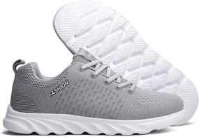 img 2 attached to XIDISO Lightweight Breathable Cross Training Sneakers: Men's Walking and Women's Running Shoes for Sport, Gym, and More