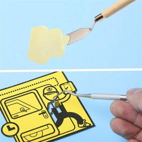 img 1 attached to 🔧 Dorhui Craft Vinyl Weeding Tools Kit - 9 Piece Set for Weeding Vinyl, Silhouettes, Cameos, and Lettering